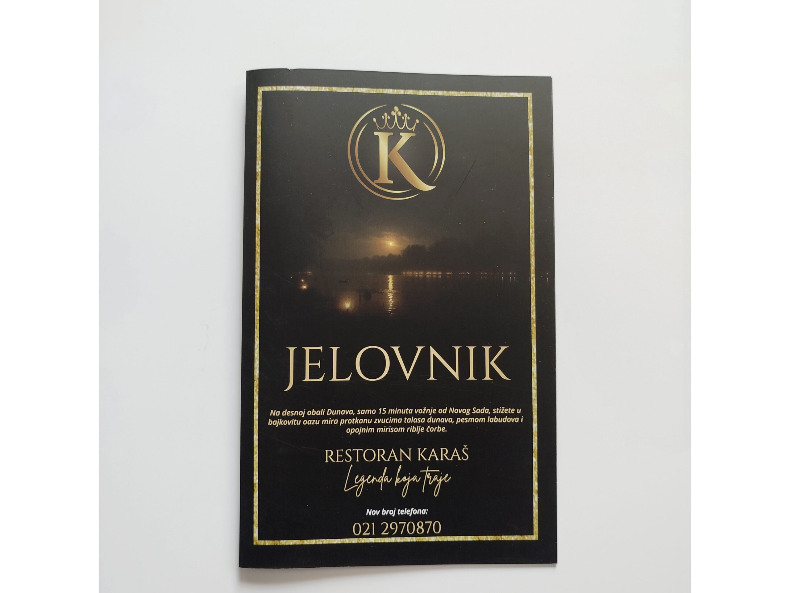 Naslovna strana jelovnika