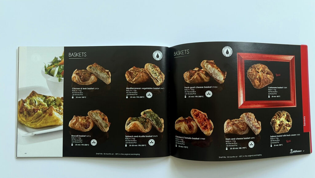 Otvoreni katalog prehrambenih proizvoda – primer štampe kataloga